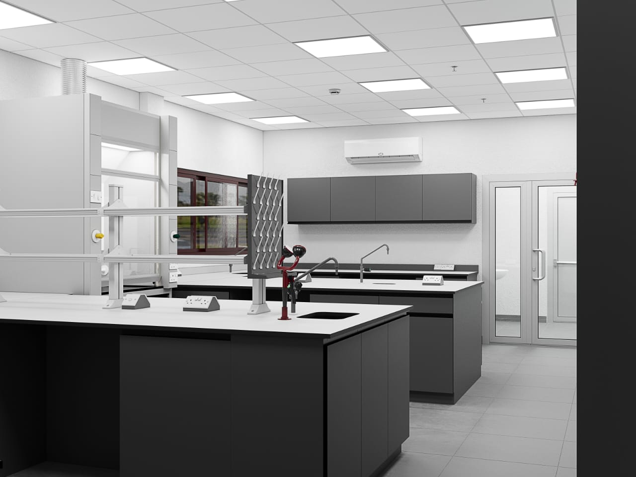 SpaceVision chemical-resistant worktops